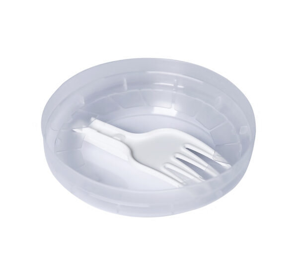 Cap with a fork